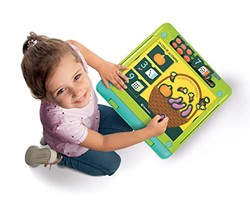 Clementoni - Cubo educativo, juego educativo ecológico actividades infantiles, 3 años, multicolor (55430)
