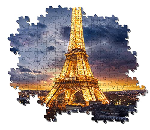 Clementoni - Puzzle 1000 piezas paisaje ciudad Tour Eiffel, Puzzle adulto paisaje París (39514)