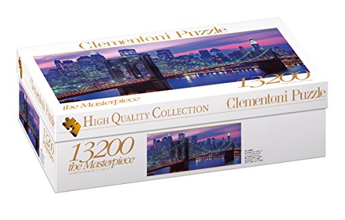 Clementoni - Puzzle 13200 piezas paisaje Ciudad Nueva York Skyline, Puzzle adulto New York (38009)