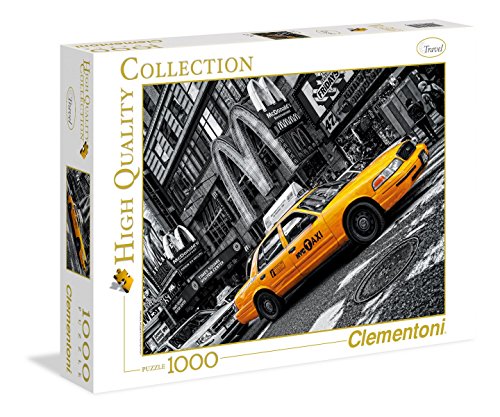 Clementoni - Puzzle de 1000 Piezas,, diseño Taxi De New York (392742)
