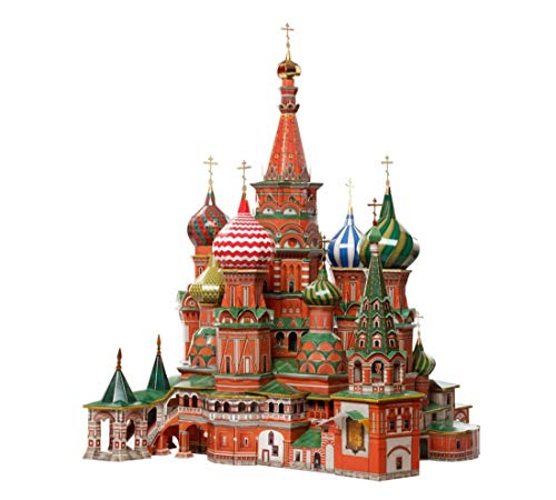 CLEVER PAPER- Puzzles 3D Catedral de San Basilio, Rusia (14195)