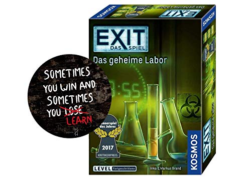 Collectix Kosmos 692742 Exit Das Spiel: Das Geheime Labor + 1 x Exit - Juego de mesa (texto en alemán)