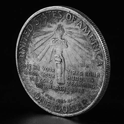 Copia kdjsic 1906 Estados Unidos de América Morgan Coin Estatua de la Libertad en Relieve antorcha Plateada Recuerdo Moneda de Cobre