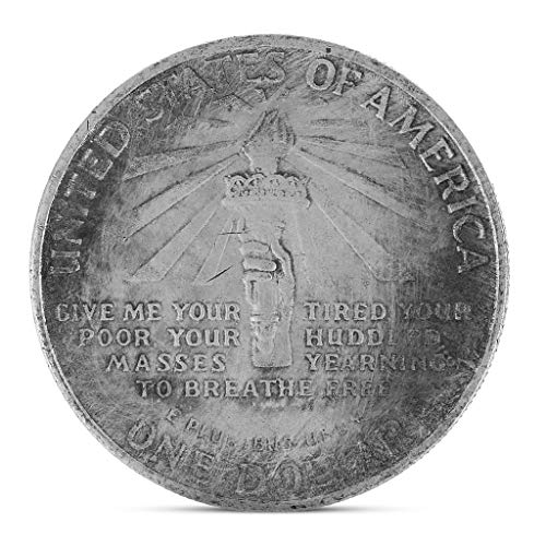 Copia kdjsic 1906 Estados Unidos de América Morgan Coin Estatua de la Libertad en Relieve antorcha Plateada Recuerdo Moneda de Cobre