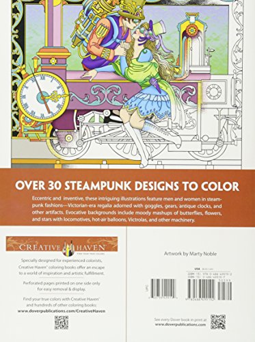 Creative Haven Steampunk Coloring Book