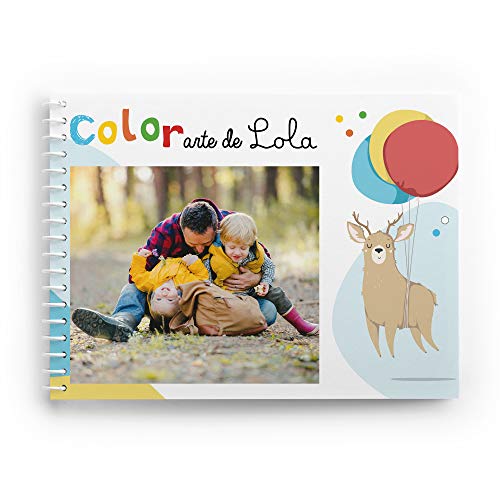 Cuento Infantil Educativo Personalizado con Tus Fotos | Aprende los Colores | Álbum didáctico Fabricado en Material plástico Indestructible | Especial guarderías | Colores | Castellano