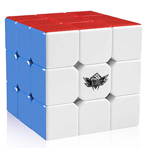 D-FantiX Cyclone Boys Cubo Mágico, 3x3x3 Speed Cube, 56mm Puzzle Cubo de Velocidad Rompecabezas Stickerless, Extremadamente rápido Mágico Speed Cubo Puzzle Juguetes