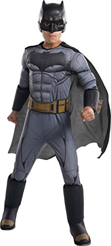 DC Comics - Disfraz de Batman Premium para niño, infantil 8-10 años (Rubie's 640170-L)