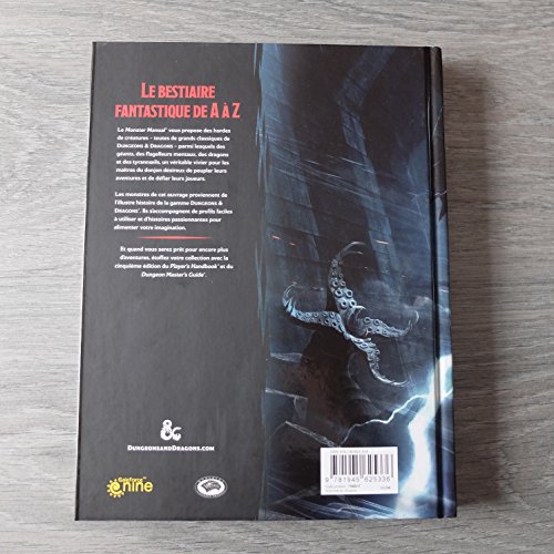 D&D Monster Manual – Manual de los Monstruos – Versión francesa – 5ª edición