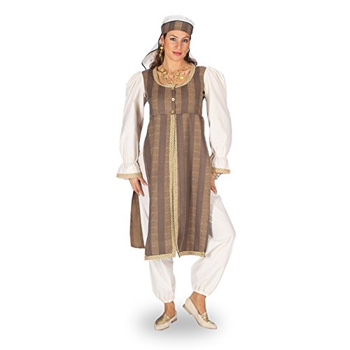 Disfraz de reina del desierto - traje oriental de mujer, de tres piezas, de Aladino en Las mil y una noches 36/38