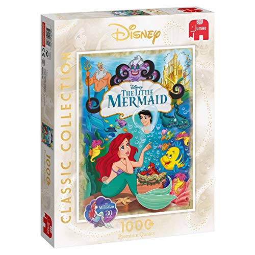 Disney Classic Collection The Little Mermaid 1000 pcs Puzzle - Rompecabezas (Puzzle rompecabezas, Comics, Adultos, Niño/niña, 12 año(s), Interior)