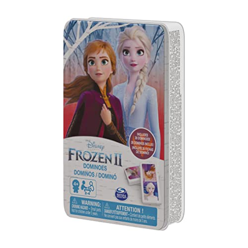 Disney Frozen 2 6053258 - Caja de Metal Dominos Frozen 2