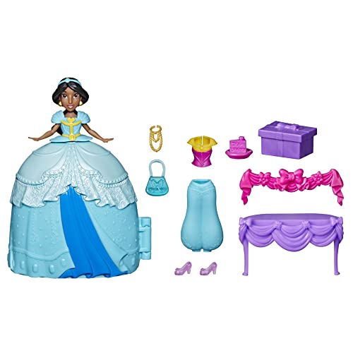 Disney Princess Secret Styles - Jasmín Sorpresa con Estilo - Playset de muñeca con Ropa y Accesorios - A Partir de 4 años