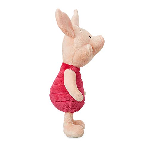 Disney Store: Peluche de Piglet, Winnie The Pooh, 38 cm, Tejido Suave al Tacto con Detalles Bordados y expresión característica, Adecuado para Todas Las Edades
