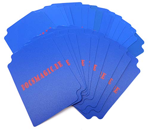 docsmagic.de 25 Trading Card Deck Divider Blue - Divisores Azul - MTG PKM YGO