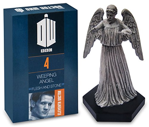 Doctor Who Figurine Collection - Figure #4 - Weeping Angel - Hand Painted 1:21 Scale Model - Collector Boxed by Eaglemoss / Doctor Who