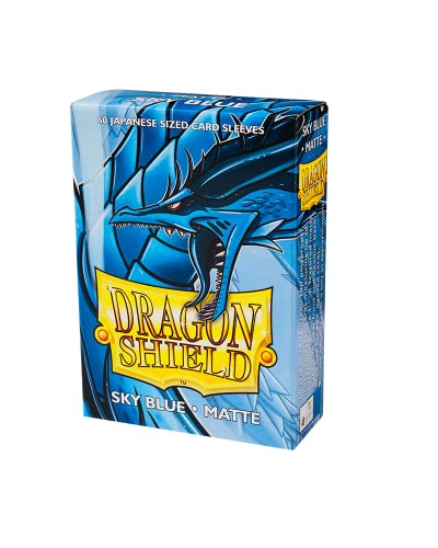 Dragon Shield Mangas de tamaño japonés Mate, 60 Unidades, Color Azul Cielo, Multicolor (Arcane Tinmen ART11119)