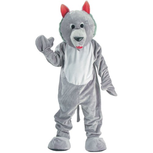Dress up America Disfraz de Mascotaa de Lobo Hambriento para niños
