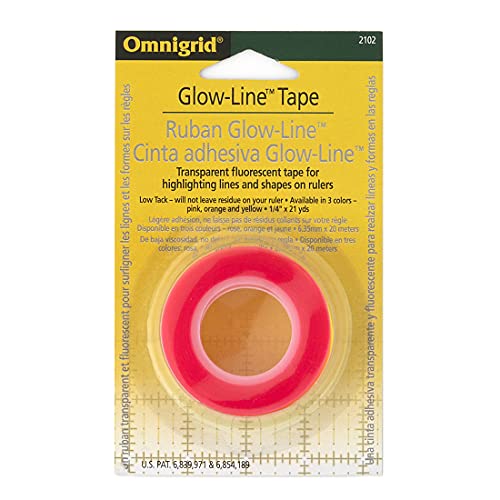 Dritz Omnigrid Glow-Line Tape – .25-Inch X 21yd