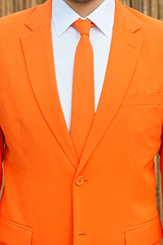 El traje naranja Opposuits Traje UK 50 / EU 60 del vestido de lujo del traje adulto , color/modelo surtido