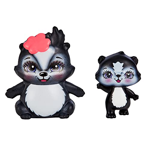 Enchantimals Hermanas Sage y Sabella Sunk - Muñecas con mascotas mofeta de juguete, regalo para niñas y niños +4 años (Mattel HCF82)