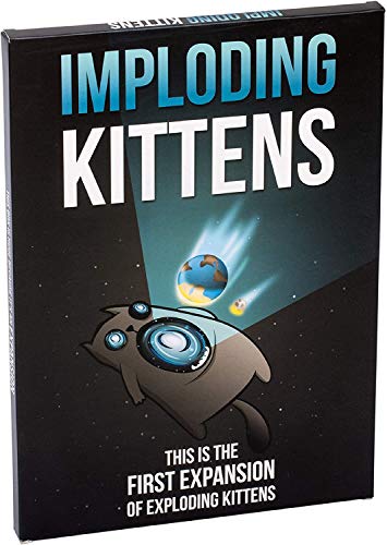Exploding Kittens Imploding Kittens: Primera Expansión De - En Inglés + Streaking Kittens: This Is The Second Expansion of, Barraja De Cartas