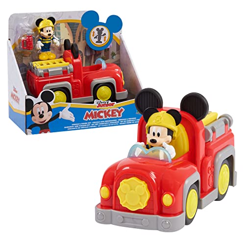 Famosa- Figura articulada de Mickey con camión de bomberos (MCC06311)