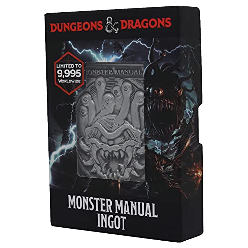 Fanattik Dungeons & Dragons - Monster Manual - Lingot Collector en métal