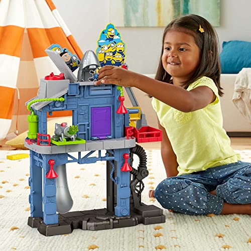 Fisher-Price Imaginext Imaginext Minions Laboratorio de GRU, Figura de Acción con Accesorios para Niños +3 Años (Mattel GMP35)