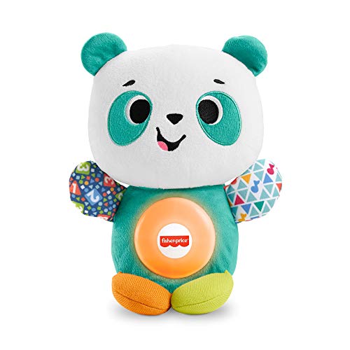 Fisher-Price Linkimals Panda, juguetes de aprendizaje para bebés + 9 meses (Mattel GXD86)