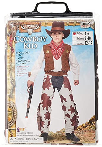 Forum Novelties, Inc Toddler Cowboy Fancy Dress Costume Small (4-6)