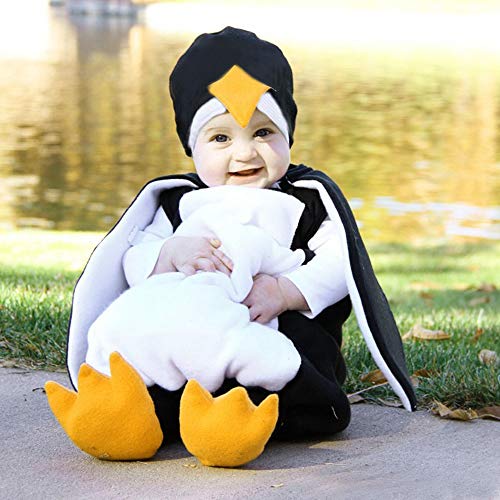 Fossen Disfraz Pinguino Ropa Bebe Niña Niña Tops con Cubierta del pie
