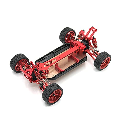 freneci Actualizaciones Kit de Repuestos Apto para WLtoys 144001 124019 124018 RC Car Accs - Rojo