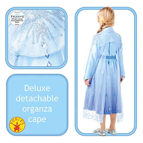 Frozen 2 Premium Disfraz Elsa Travel, M, Multicolor, (Rubie'S 300464-M)