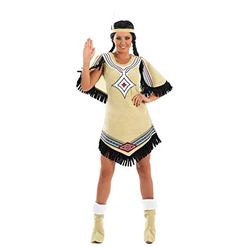 Fun Shack Disfraz India Mujer Nativa Americana, Disfraz Mujer Carnaval Disponible en Talla S