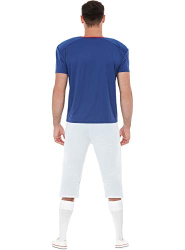 Funidelia | Disfraz de Jugador de Rugby para Hombre Talla L ▶ Rugby, Quarterback, Fútbol Americano, Profesiones - Color: Azul - Divertidos Disfraces y complementos