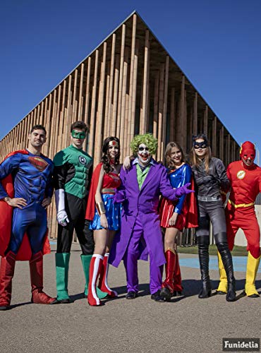 Funidelia | Disfraz de Supergirl Sexy Oficial para Mujer Talla XL ▶ Kara Zor-El, Superhéroes, DC Comics - Color: Rojo - Licencia: 100% Oficial - Divertidos Disfraces y complementos