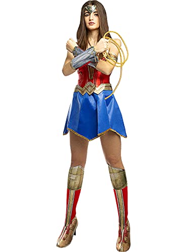 Funidelia | Látigo de Wonder Woman Luminoso Oficial para Hombre y Mujer ▶ Mujer Maravilla, Superhéroes, DC Comics, Liga de la Justicia - Color: Dorado, Accesorio para Disfraz - Licencia: 100% Oficial