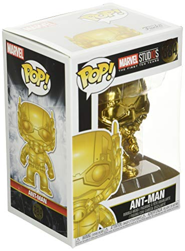 Funko 33521 Pop Bobble: Marvel: Studios 10: Ant-Man (Chrome)