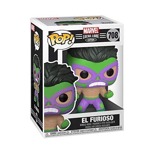Funko- Pop Marvel Luchadores Hulk Juguete coleccionable, Multicolor (53870)