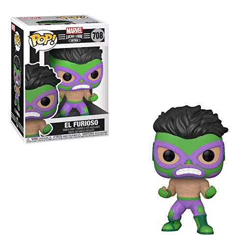 Funko- Pop Marvel Luchadores Hulk Juguete coleccionable, Multicolor (53870)