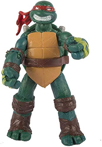 FYSM Estatua de las tortugas ninja mutantes adolescentes, modelo de personaje de anime, muñeca móvil, juguete de cumpleaños para niños, 12 cm