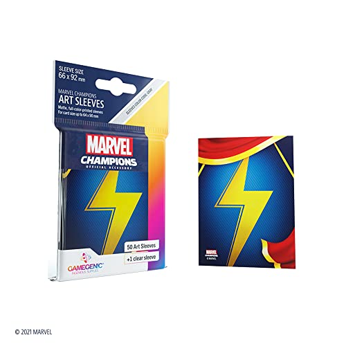 Gamegenic Marvel Champions Sleeves Ms. Marvel (GGS15009ML)