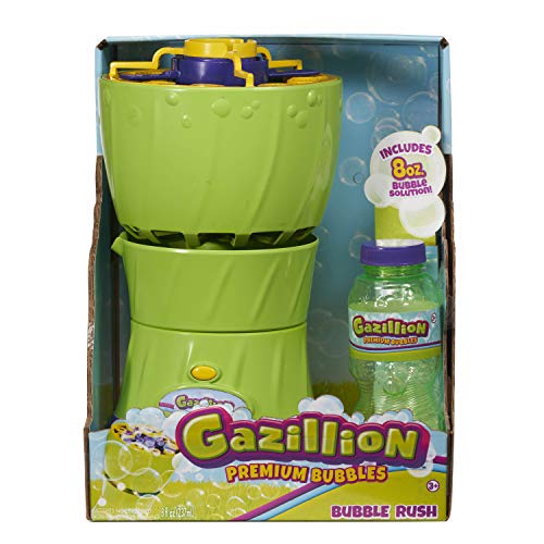 Gazillion Maquina de pompas Bubble Rush 230 ml de solucion, Multicolor (Funrise 36452)