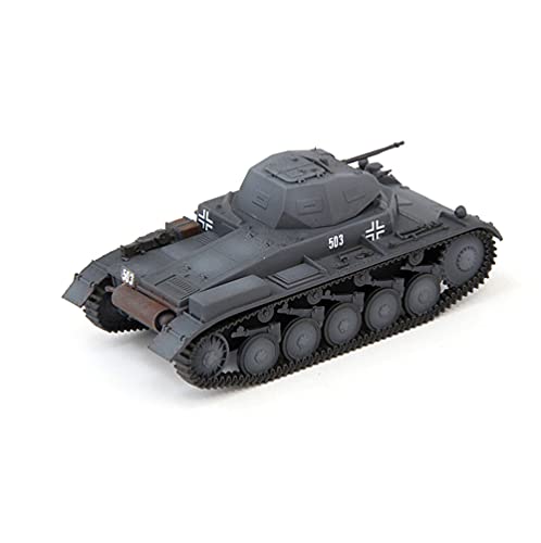 GLXLSBZ Tanque Panzer II C alemán a Escala 1/72, Modelo de plástico 503, Regalo para Adultos y coleccionables, 2,6 Pulgadas X 1,2 Pulgadas