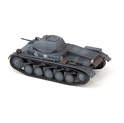 GLXLSBZ Tanque Panzer II C alemán a Escala 1/72, Modelo de plástico 503, Regalo para Adultos y coleccionables, 2,6 Pulgadas X 1,2 Pulgadas
