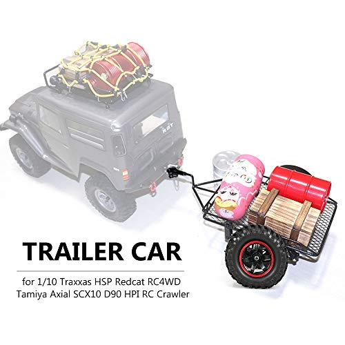 Goolsky- Trailer Car Hopper Trail para 1/10 Traxxas HSP Redcat RC4WD Tamiya Axial SCX10 D90 HPI RC Crawler Car DIY