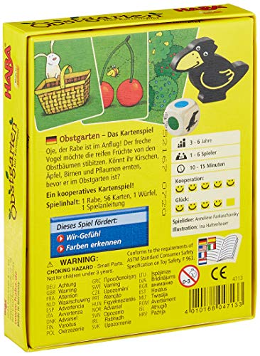HABA 4713 Obstgarten - Juego de Cartas Infantil sobre Frutas (en alemán)