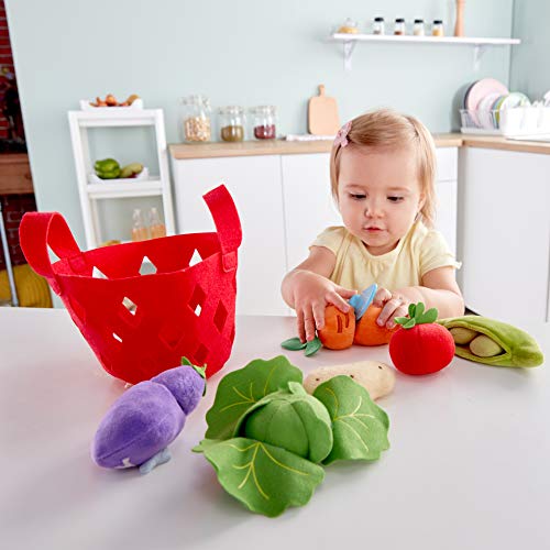 Hape- Vegetable Basket-Soft Food Accessories-Suitable for Months and up Cesta para Verduras – Accesorios para Alimentos Suaves – Apto para niños de 18 Meses en adelante (E3167)