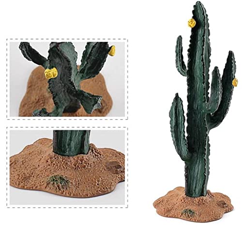 Harilla 4 Unids Cactus Modelo Baobab Arbusto Modelo Verde Planta Juguetes Ornamento Decoración